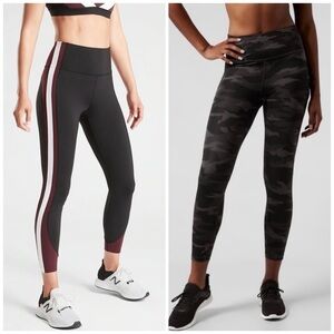 TWO Athleta Performance Sculptek Ultimate Workout Leggings Sz XS